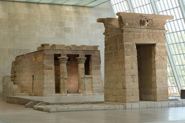 The Temple of Dendur at The Met Fifth Avenue